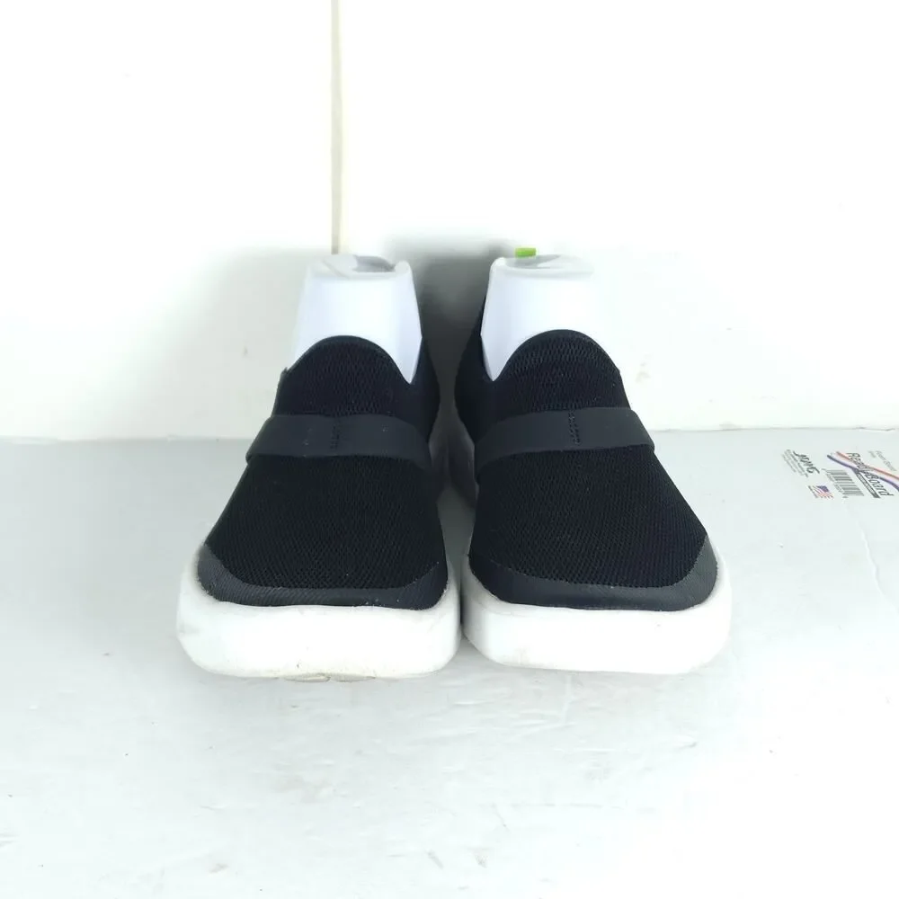 Oofos Women's OOmg EeZee Recovery US 10 Mesh Black Slip On Low Sneakers Shoes